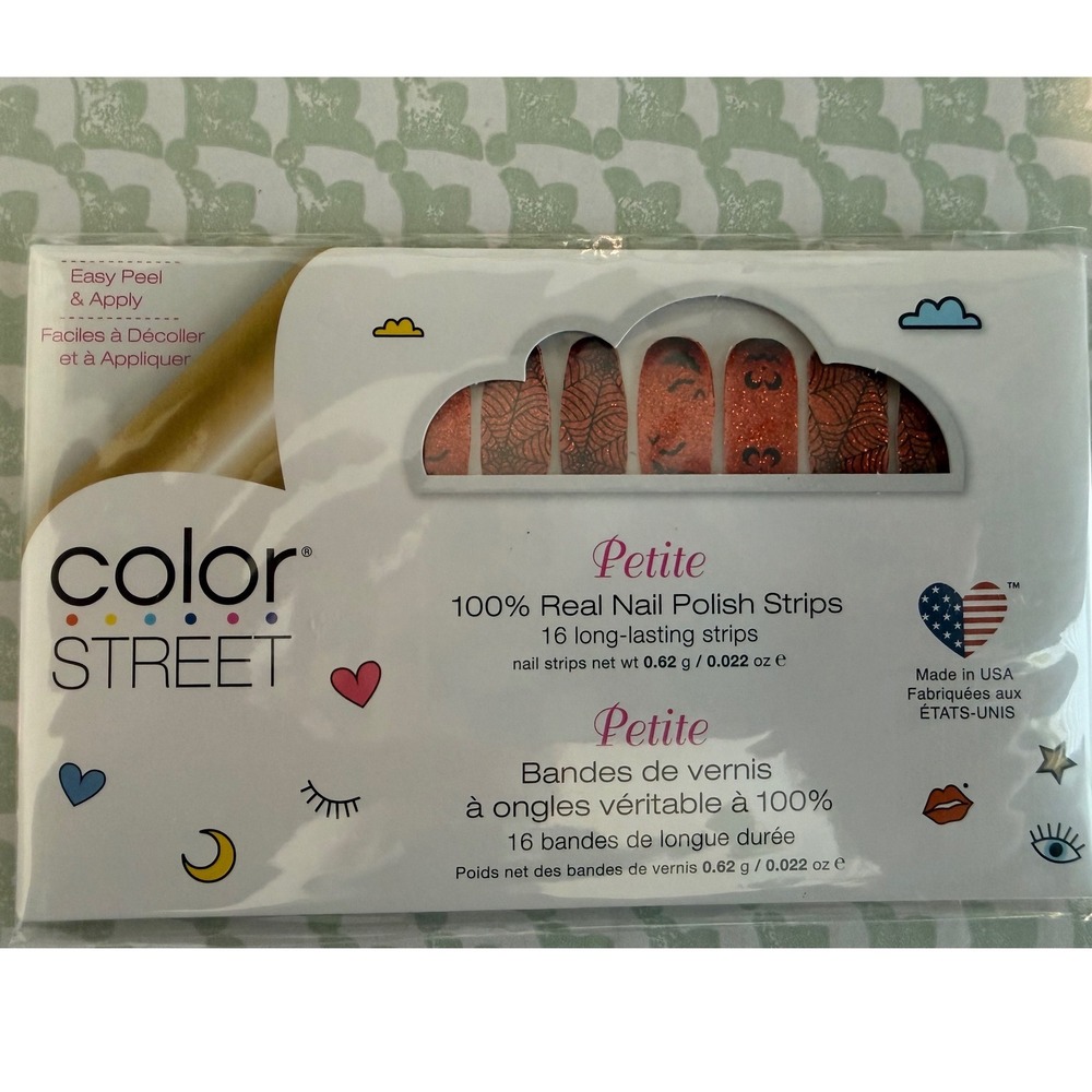 Halloween Retired Color Street Petite Nail Polish Nail Strips in Wicked Fun